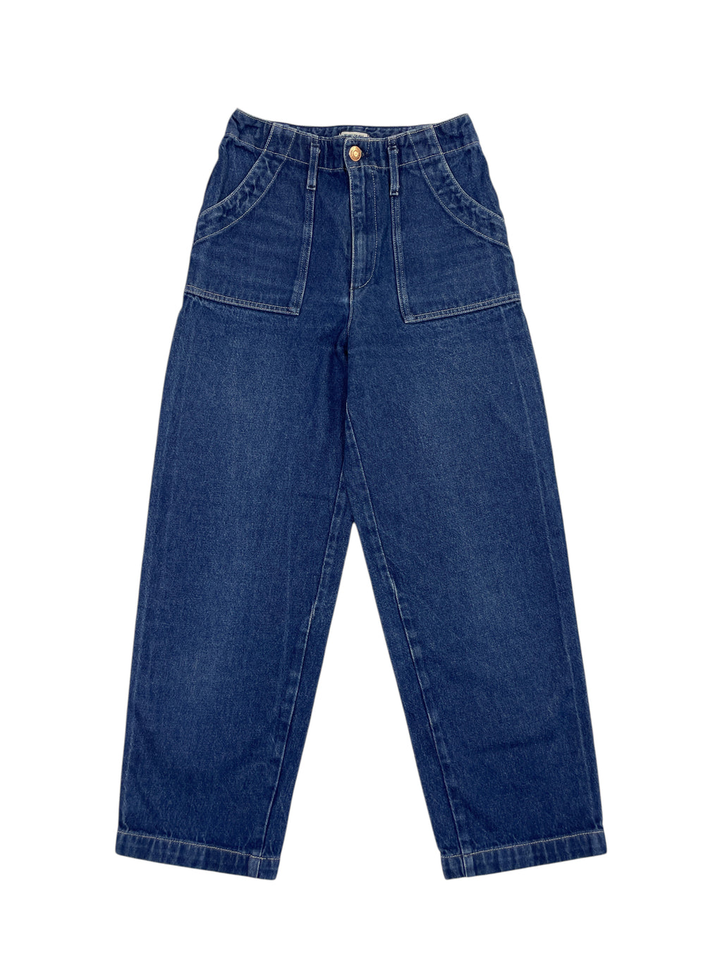 Tommy Jeans Cargo Pants Blue Denim Relaxed Fit