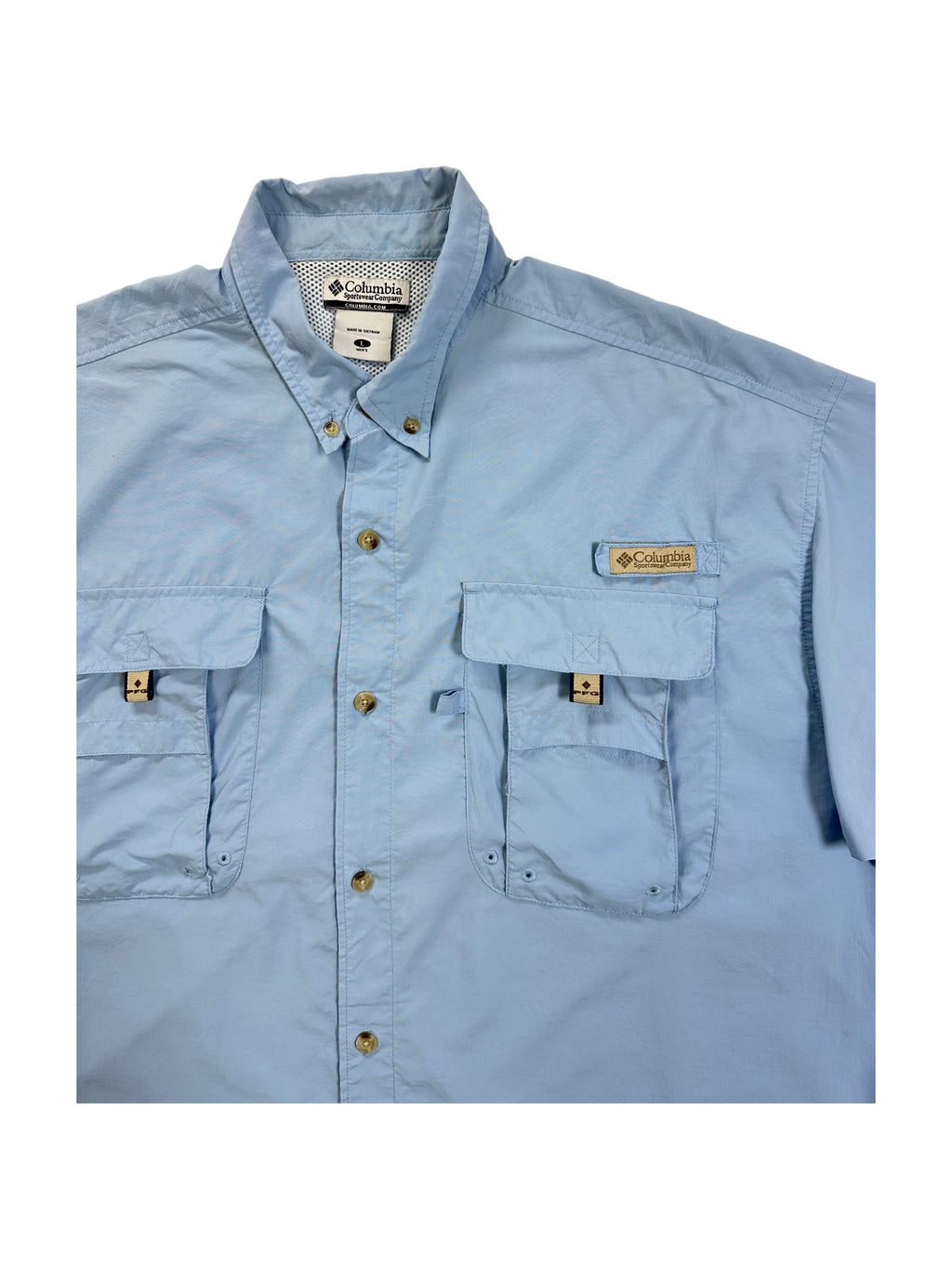 Columbia Short Sleeve Fishing Shirt