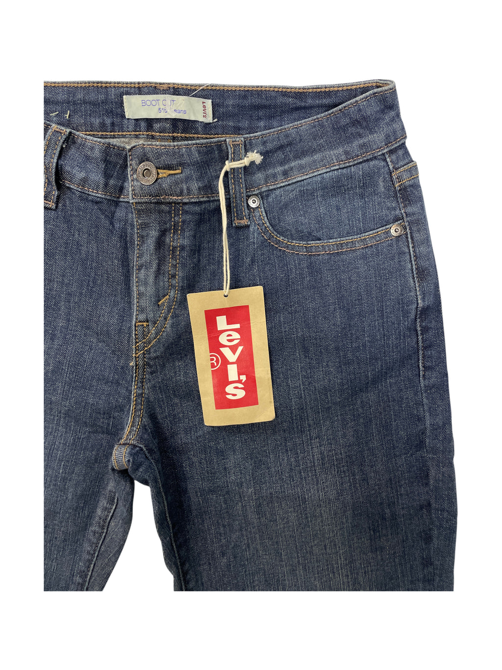 Levi's Bootcut Jeans Dark Blue Denim 6P Short