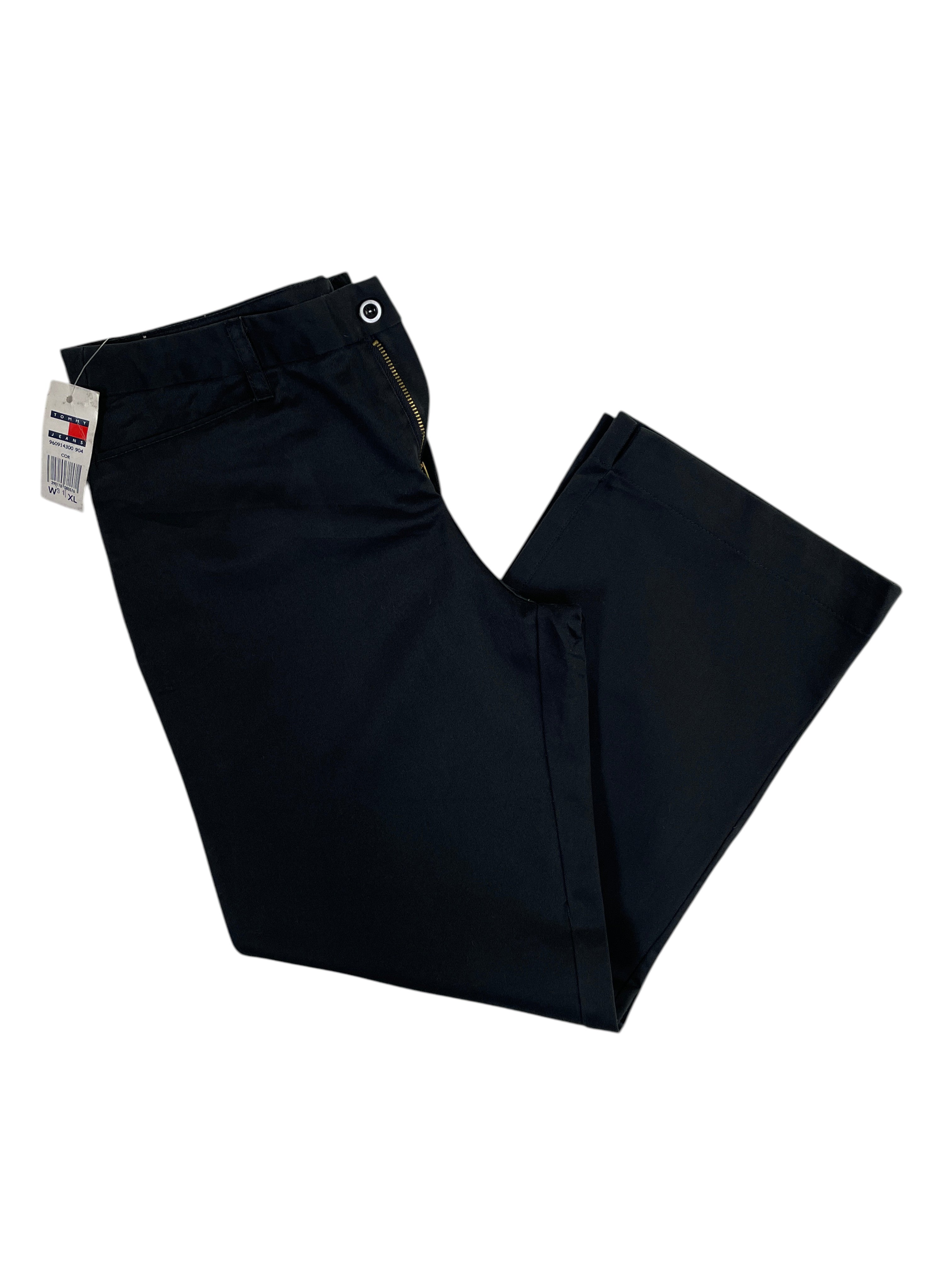 Tommy Jeans Freedom Black Straight Leg Pants