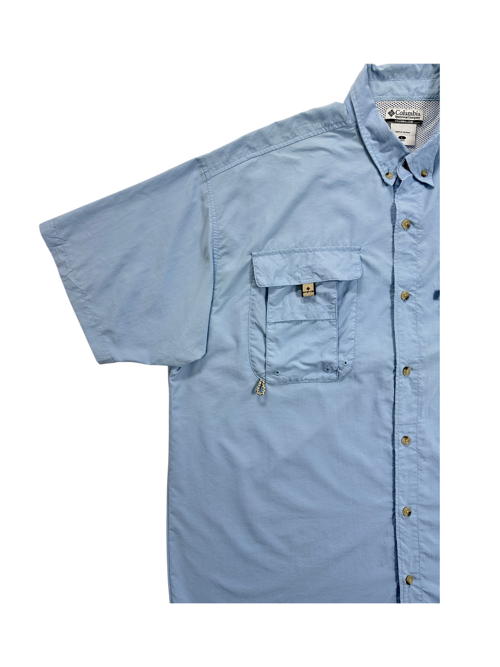 Columbia Short Sleeve Fishing Shirt