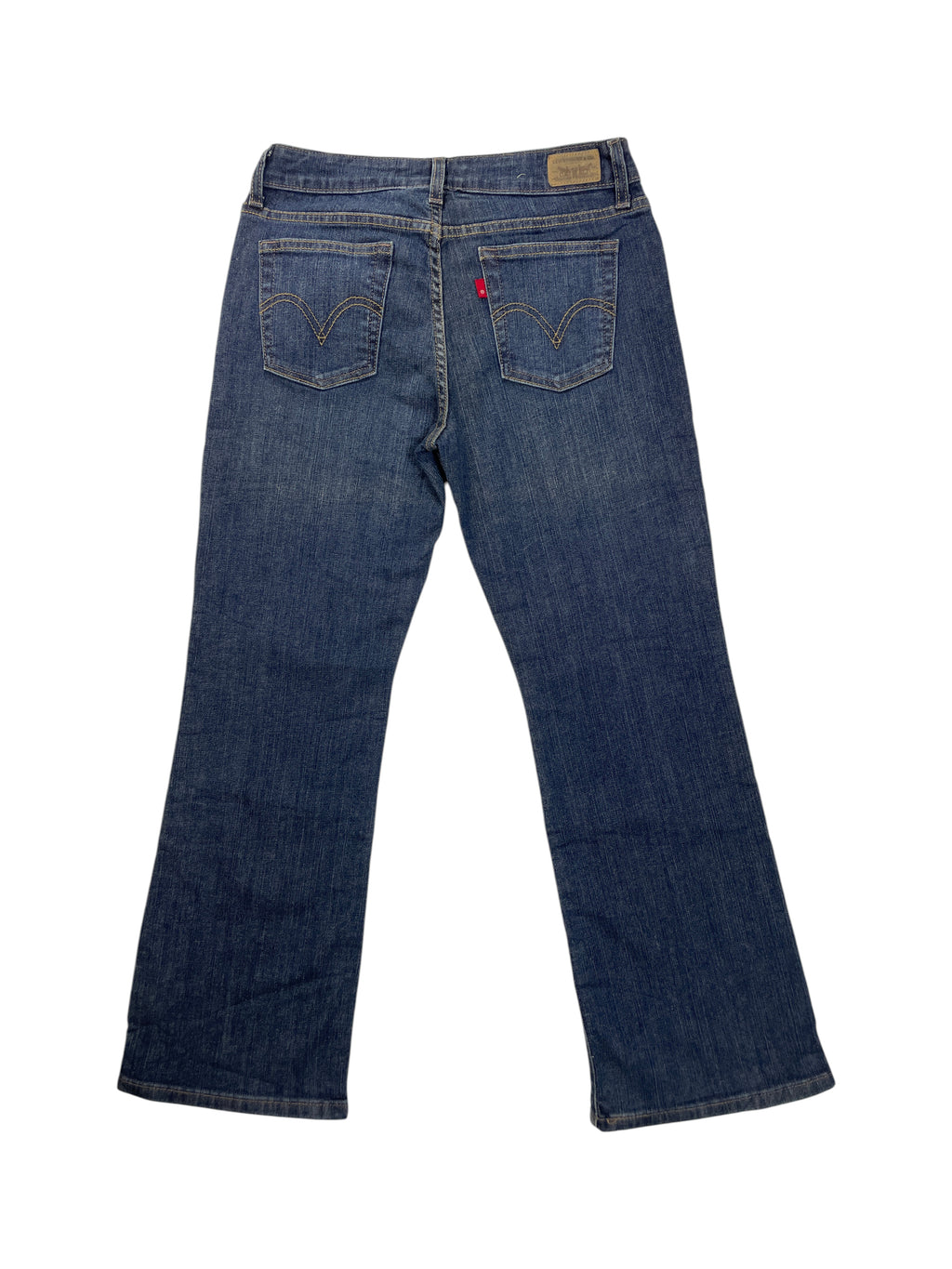 Levi's Bootcut Jeans Dark Blue Denim 6P Short