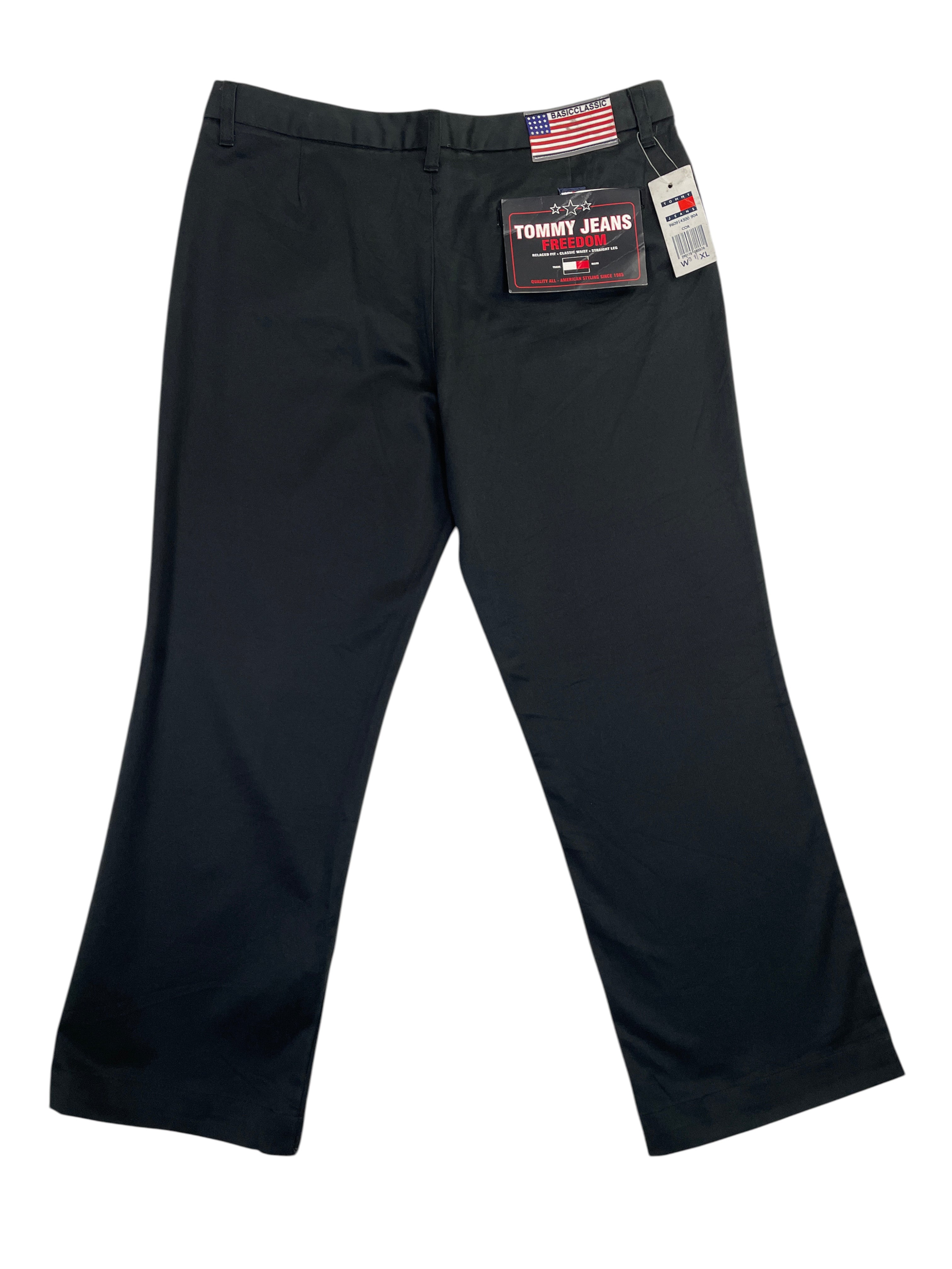 Tommy Jeans Freedom Black Straight Leg Pants