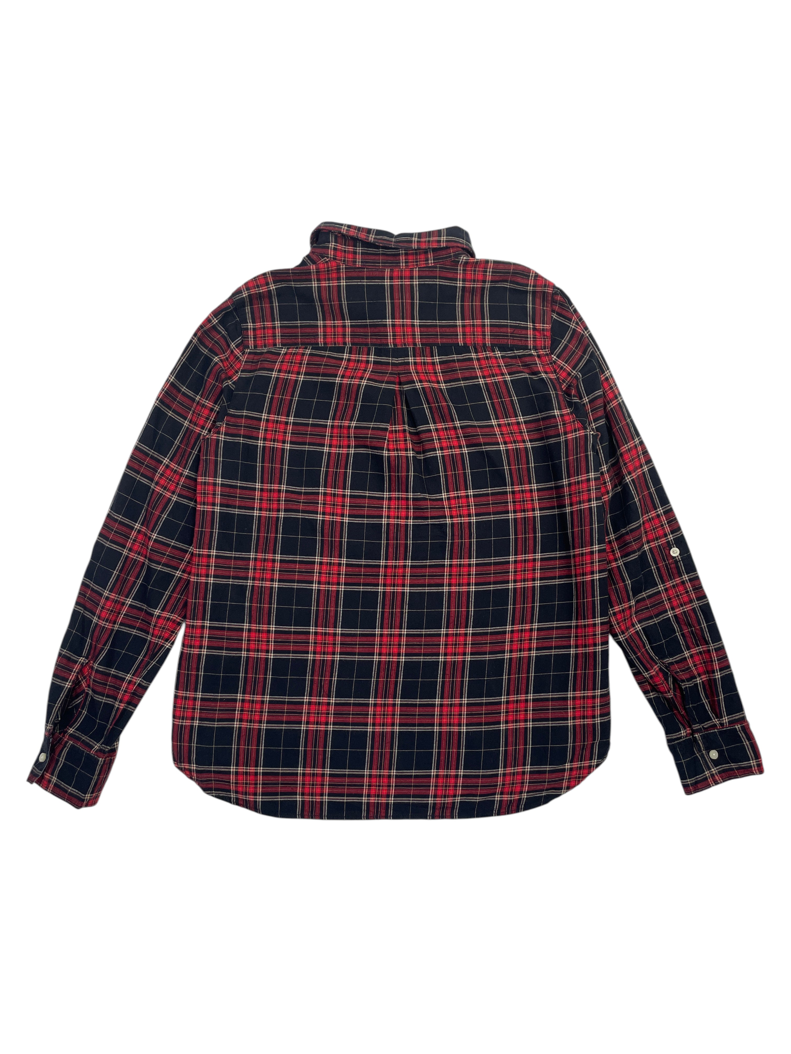 Tommy Hilfiger Plaid Flannel Shirt Navy