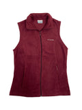 Columbia Fleece Vest Burgundy