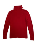 Lauren Ralph Lauren Ribbed Turtleneck Sweater Red Classic