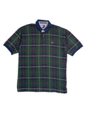 Tommy Hilfiger Plaid Polo Shirt Green