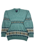 North Pole V Neck Knit Sweater