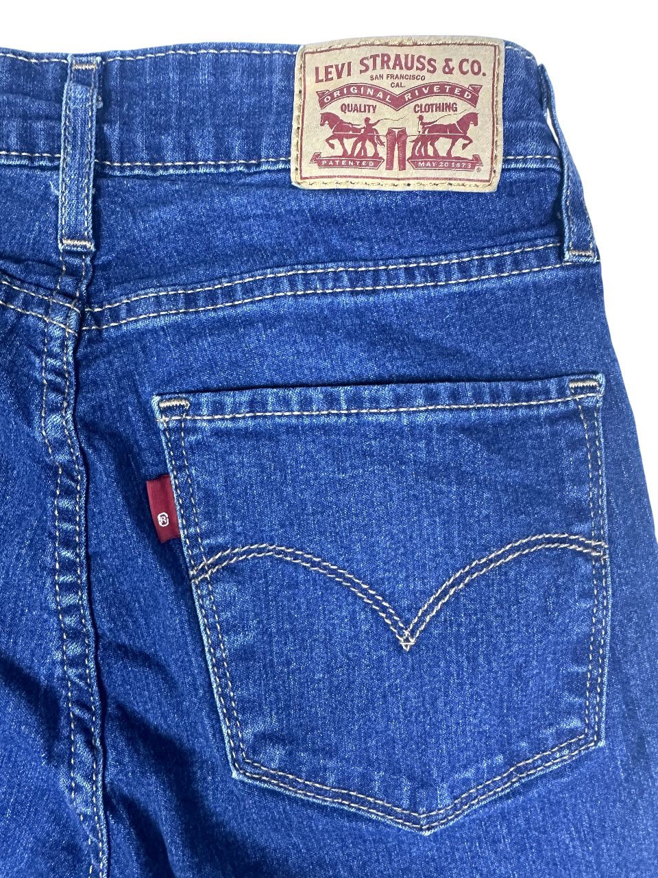 Levi's Skinny Jeans Dark Blue High Waist