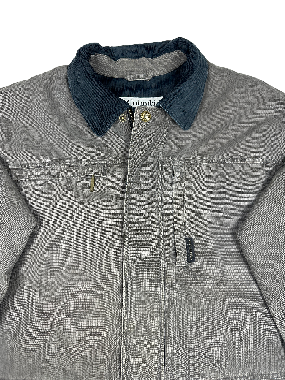 Columbia Jacket Grey Canvas Workwear