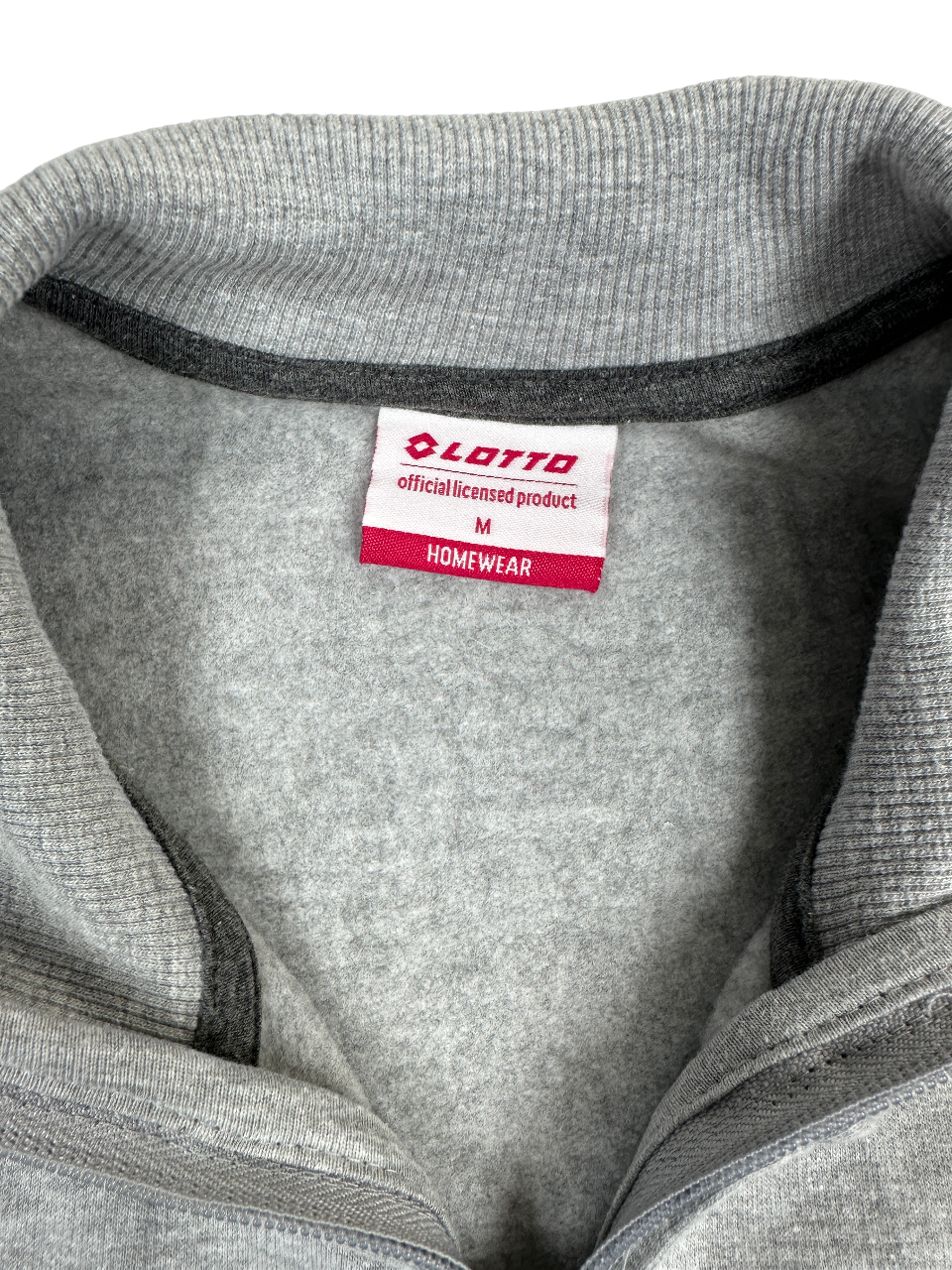 Lotto Full Zip Hoodie Grey Vintage