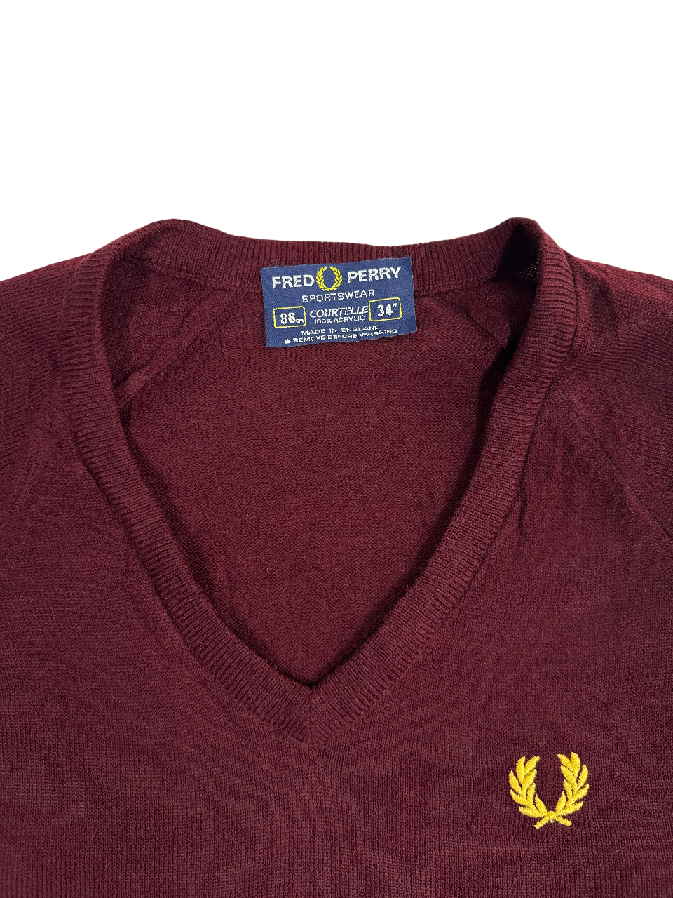 Fred Perry V-Neck Sweater