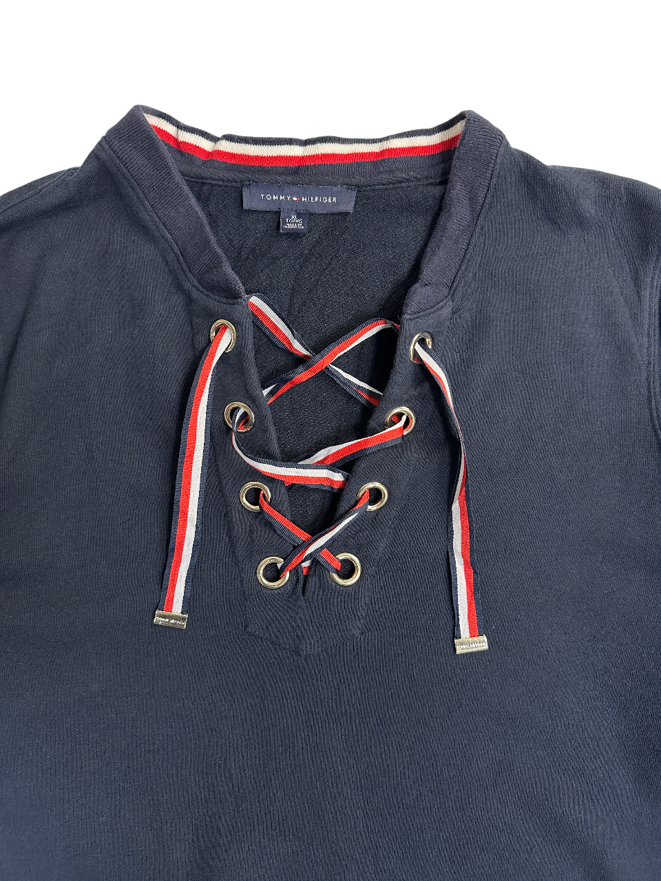 Tommy Hilfiger Lace-Up Sweatshirt