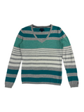 Tommy Hilfiger Striped V-Neck Sweater