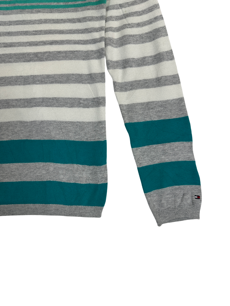 Tommy Hilfiger Striped V-Neck Sweater