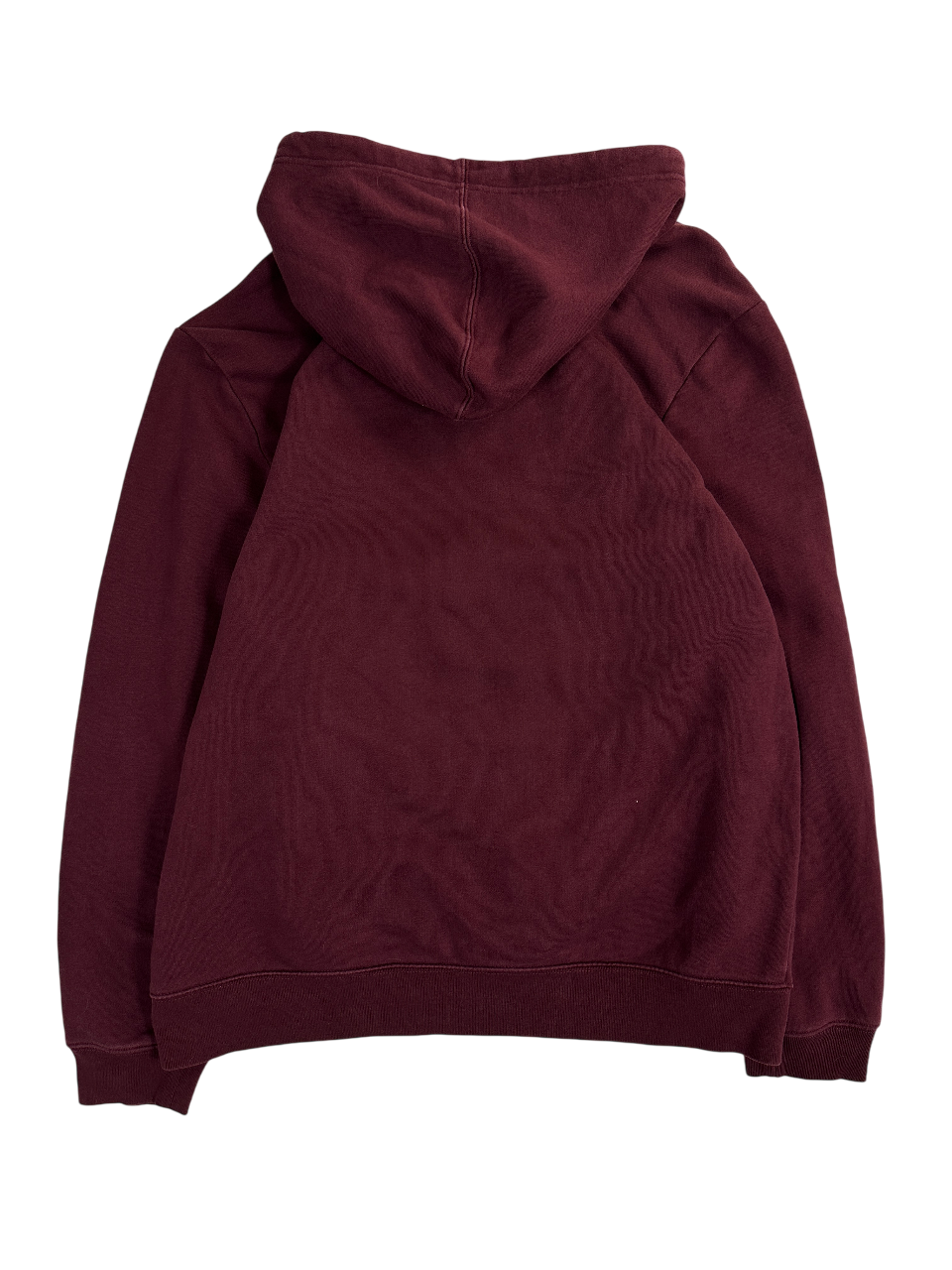 GAP Arch Logo Hoodie Burgundy Oversized