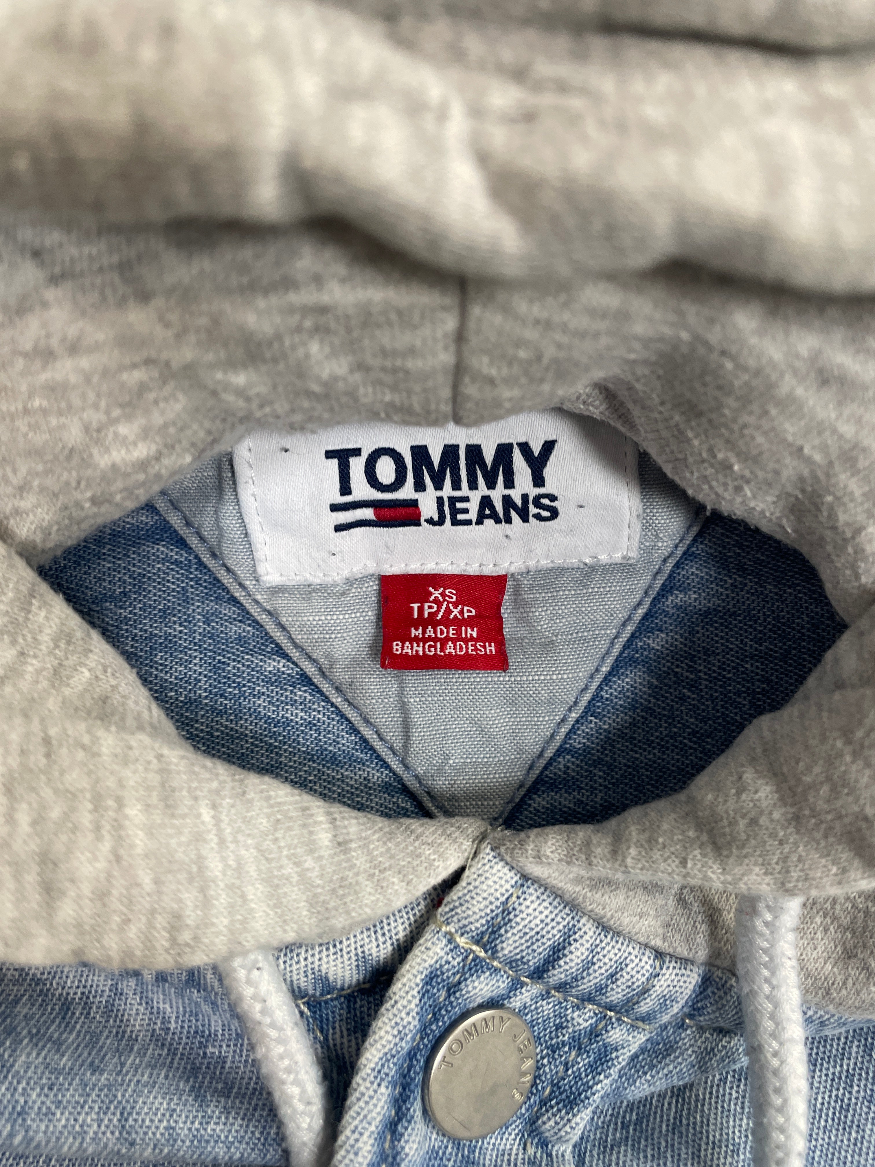 Tommy Jeans Denim Hooded Shirt