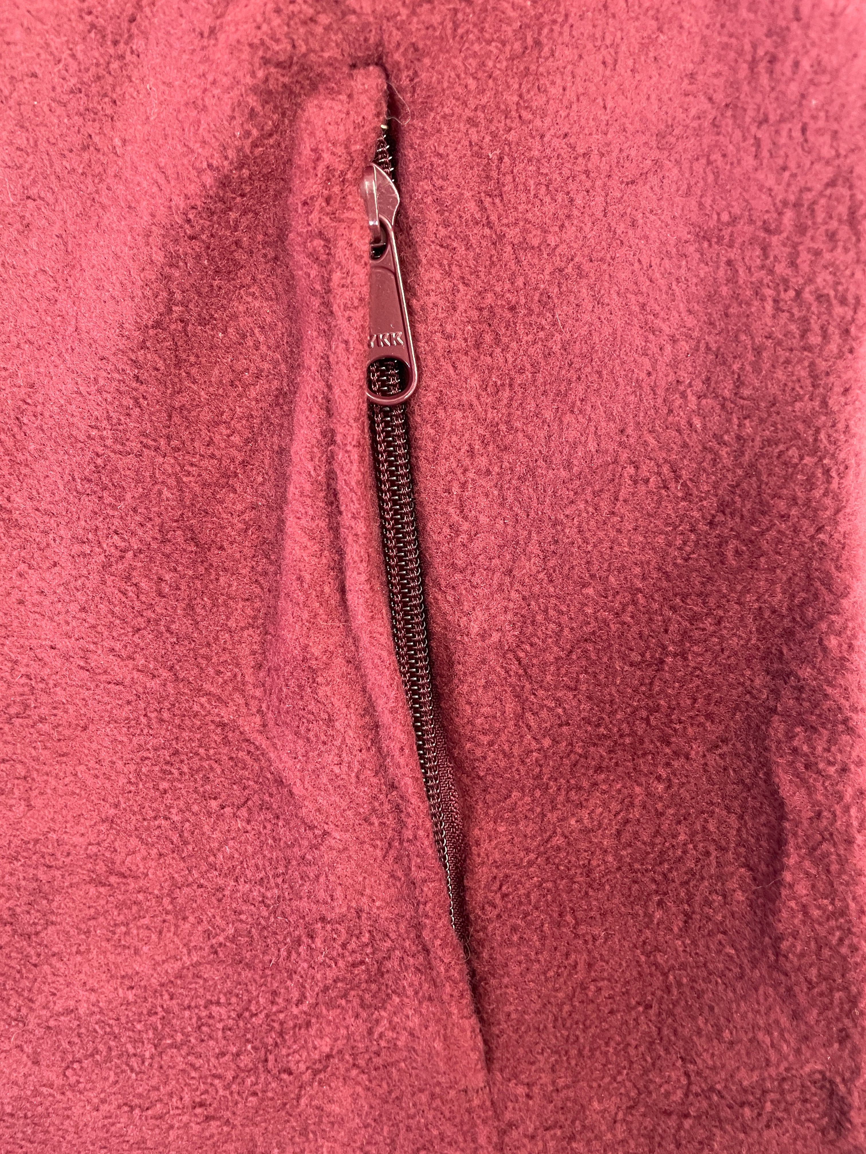 Columbia Fleece Vest Burgundy