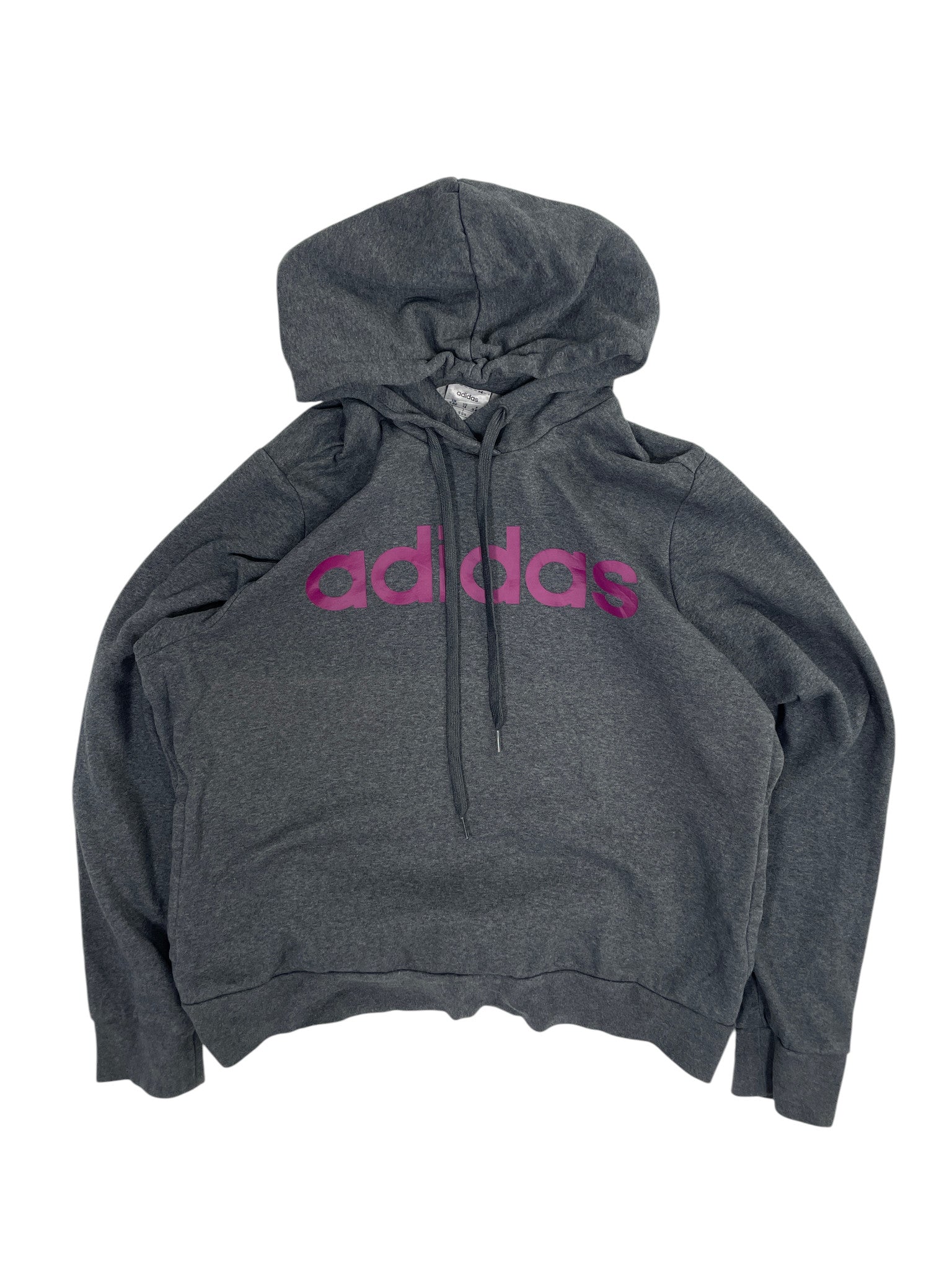 Adidas Cropped Pullover Hoodie