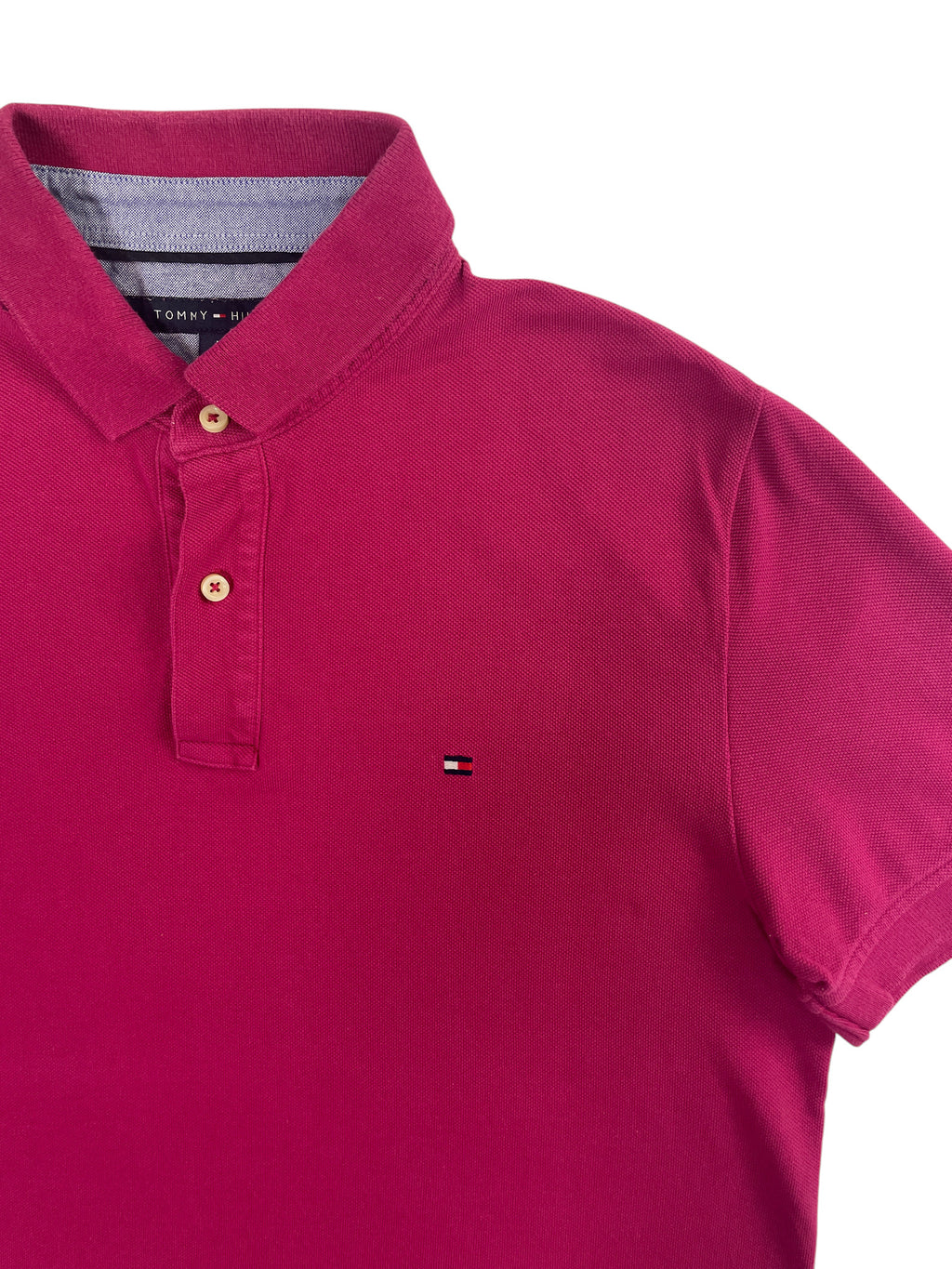 Tommy Hilfiger Classic Polo Shirt Magenta