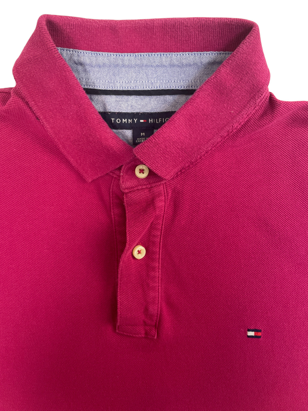 Tommy Hilfiger Classic Polo Shirt Magenta