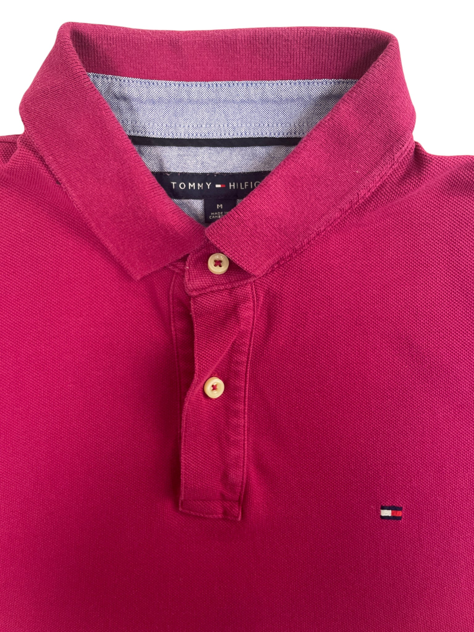Tommy Hilfiger Classic Polo Shirt Magenta