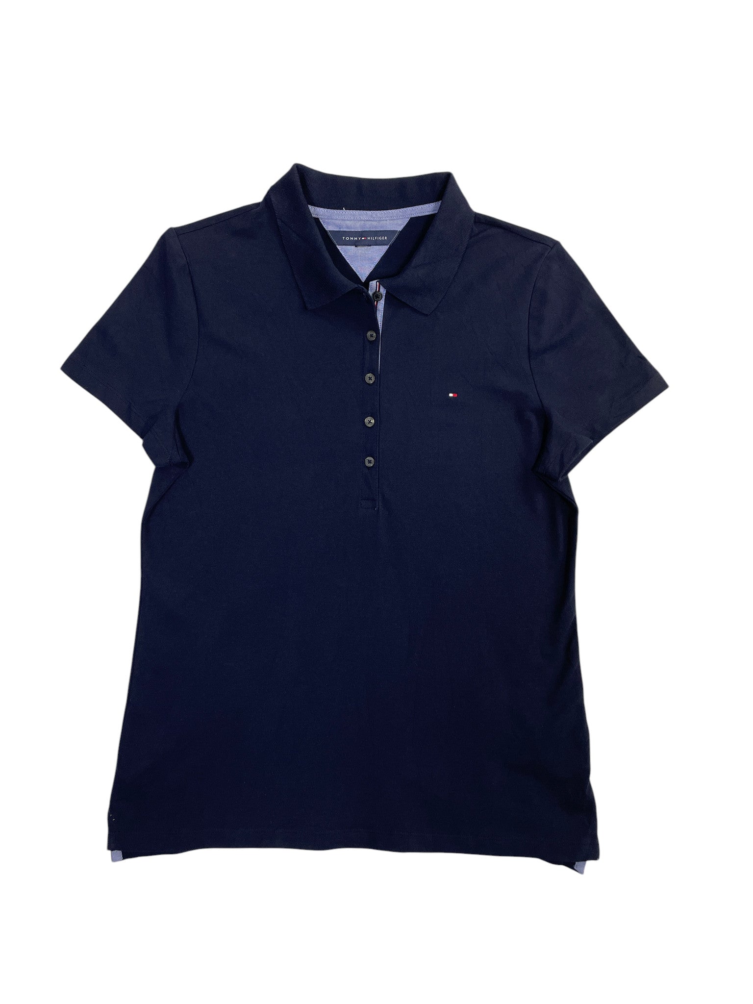 Tommy Hilfiger Navy Blue Polo Shirt Classic