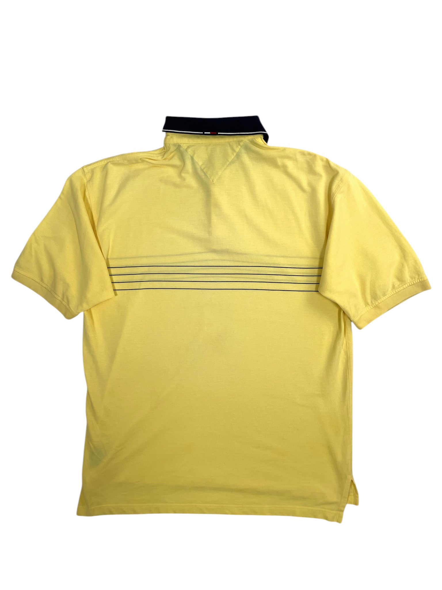 Tommy Hilfiger Golf Polo Yellow Striped Logo