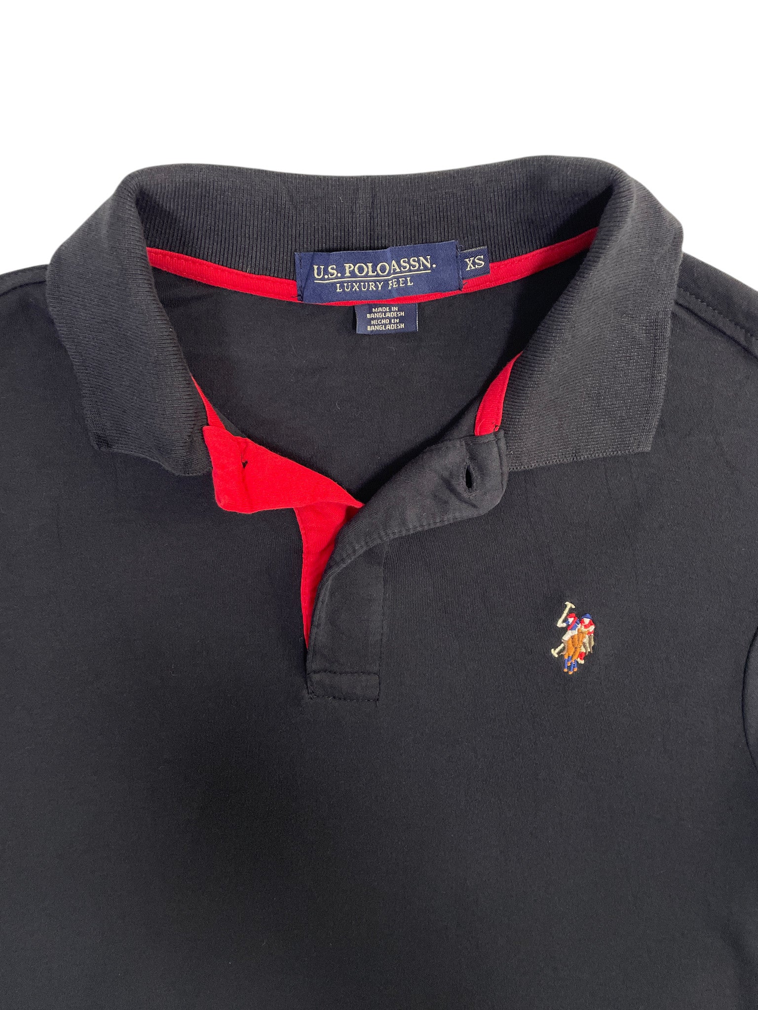 U.S. Polo Assn. Black Polo Shirt