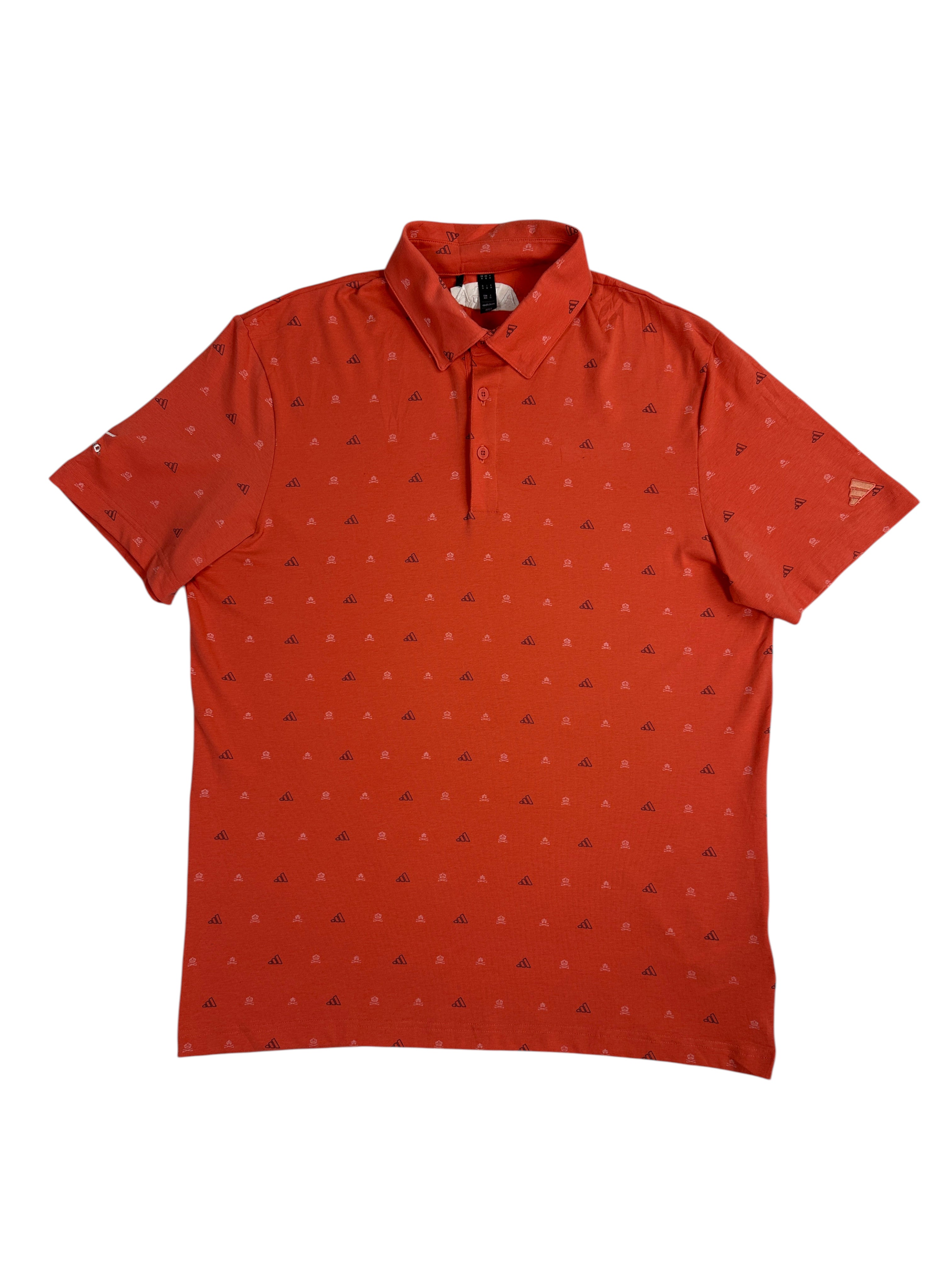 Adidas Allover Logo Polo Shirt