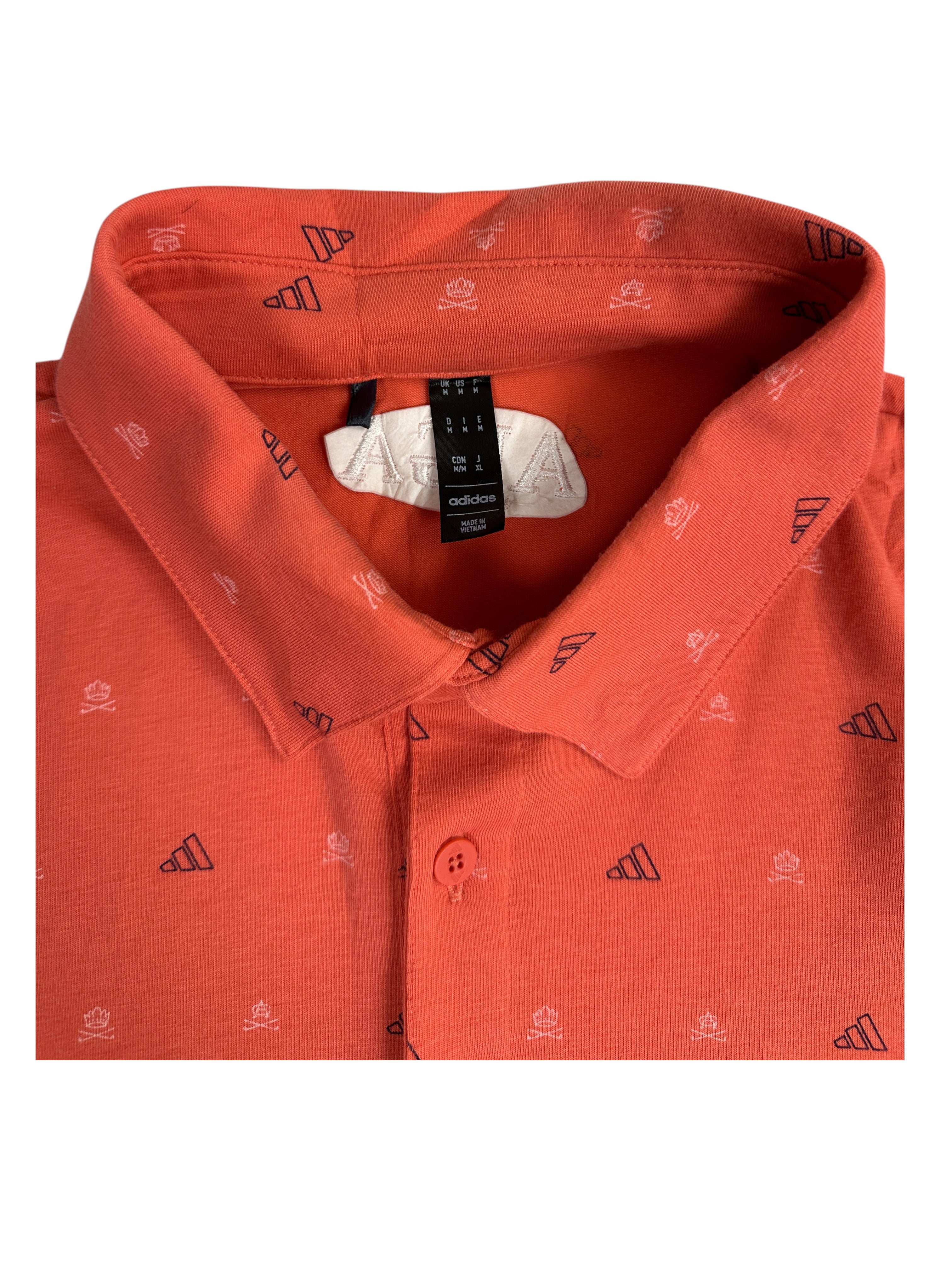 Adidas Allover Logo Polo Shirt