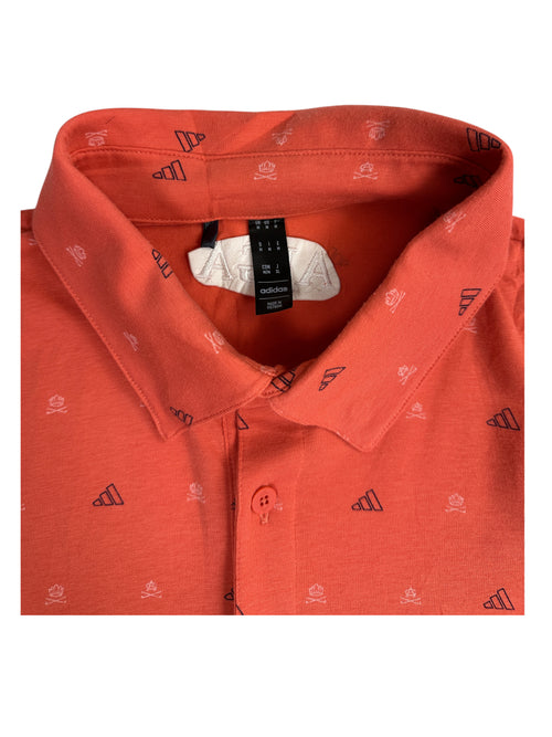 Adidas Allover Logo Polo Shirt