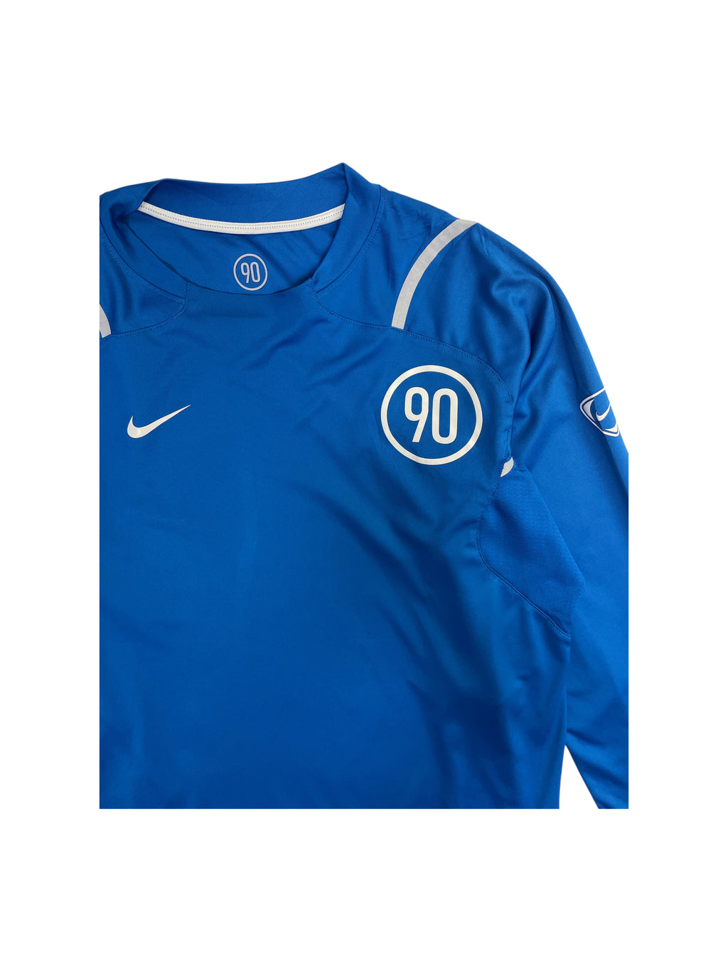 Nike Dri-FIT Long Sleeve Training Shirt Blue 90