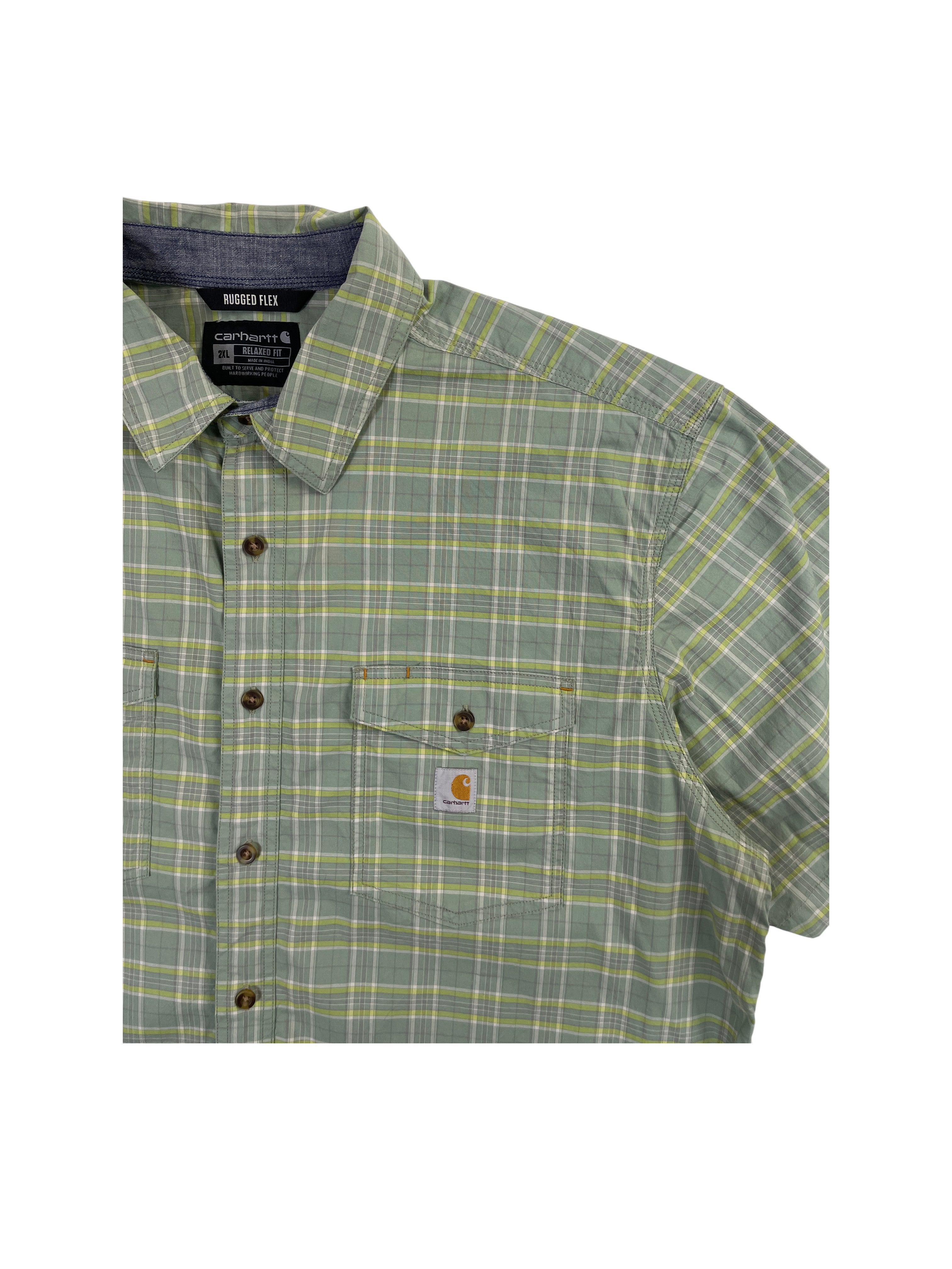 Carhartt Rugged Flex Plaid Short Sleeve Shirt