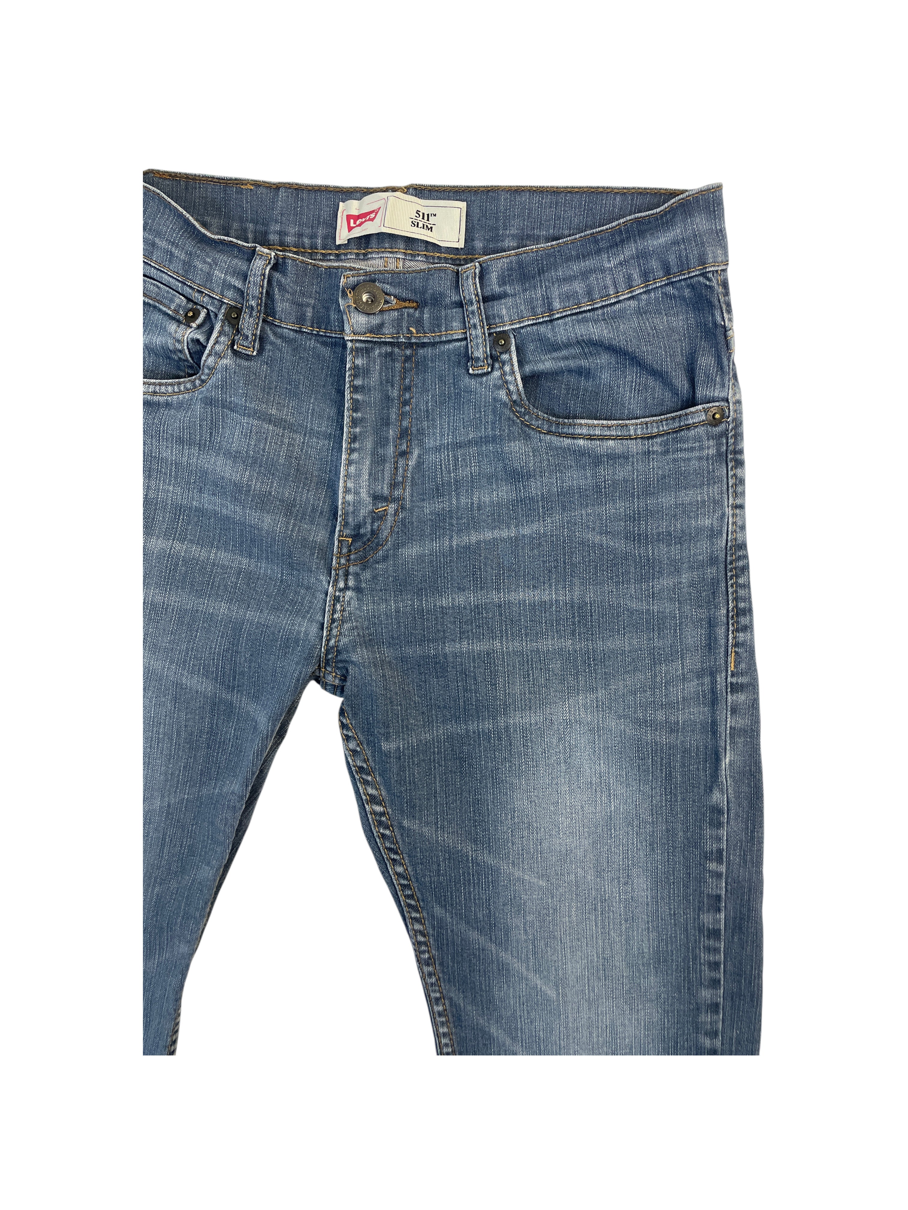 Levi's 511 Slim Jeans Medium Blue Denim