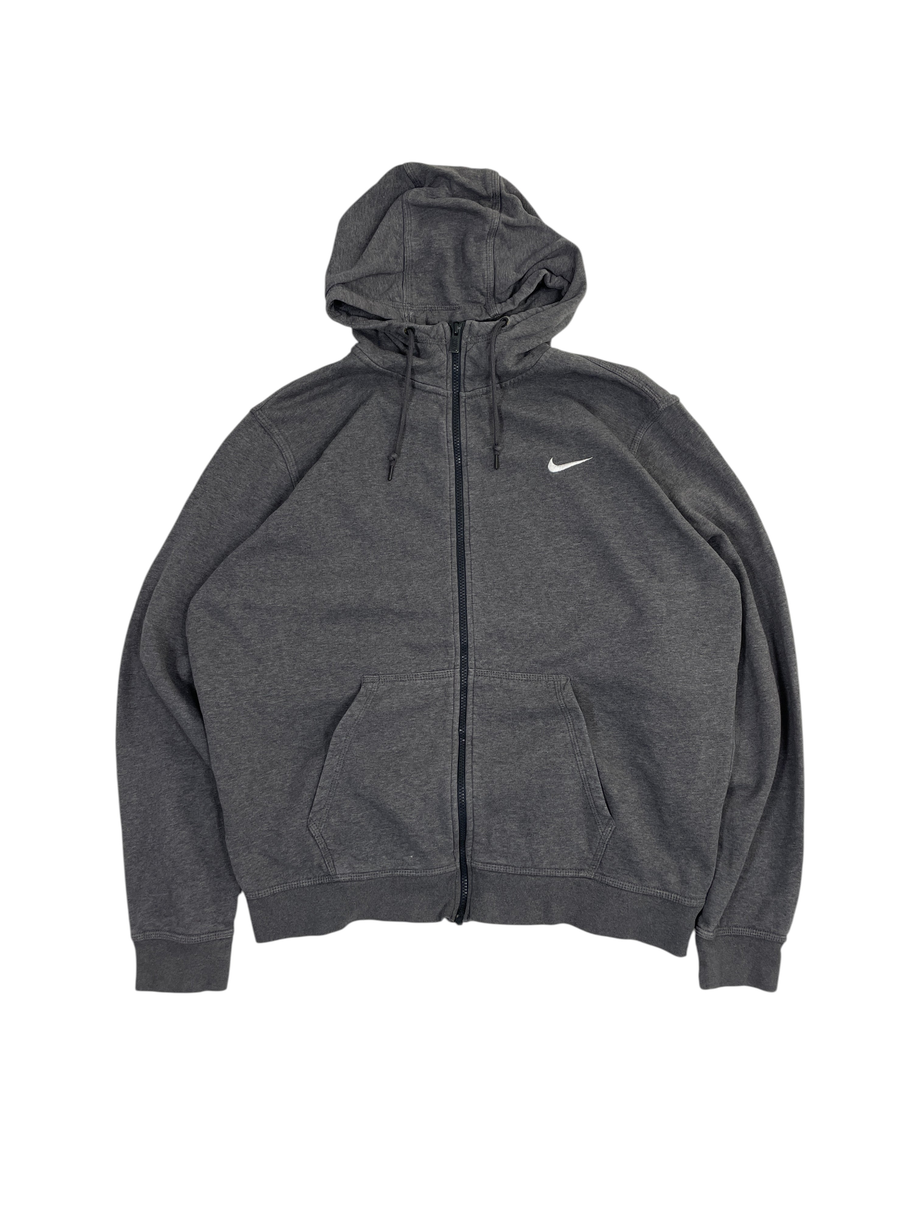 Nike Full Zip Hoodie Gray Heather Essentia