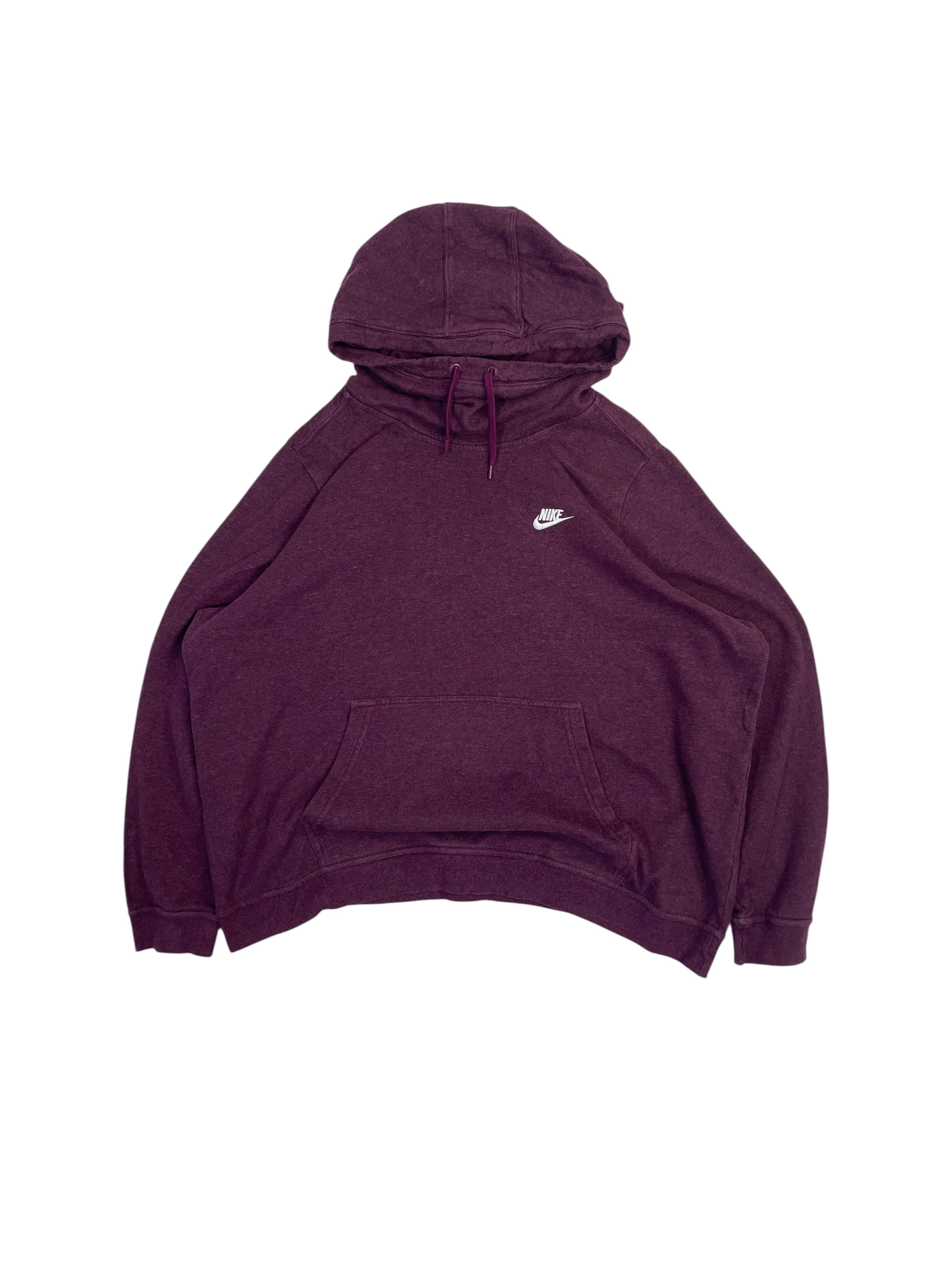 Nike Essential Pullover Hoodie Maroon Heather