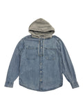 Tommy Jeans Denim Hooded Shirt