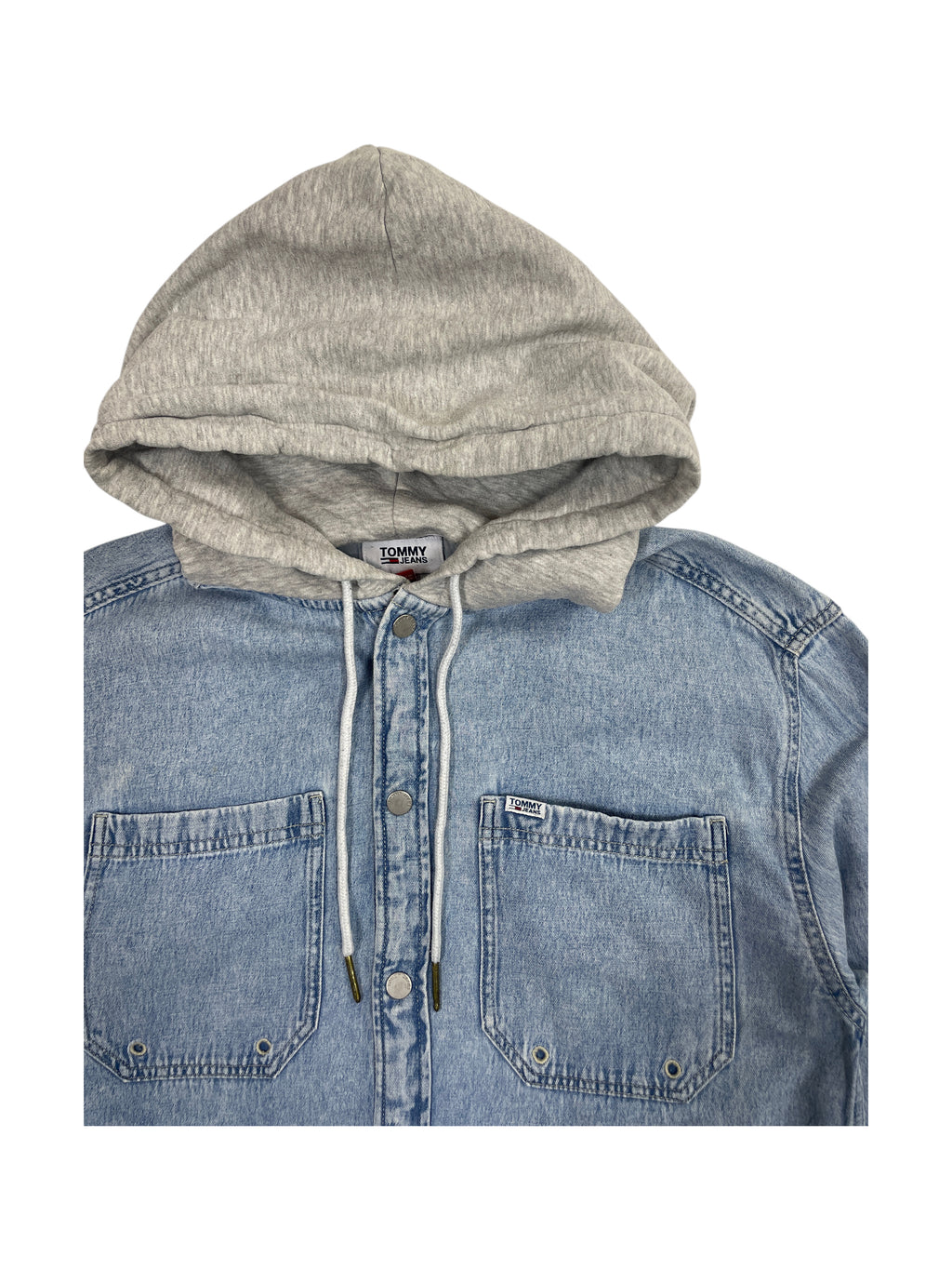 Tommy Jeans Denim Hooded Shirt