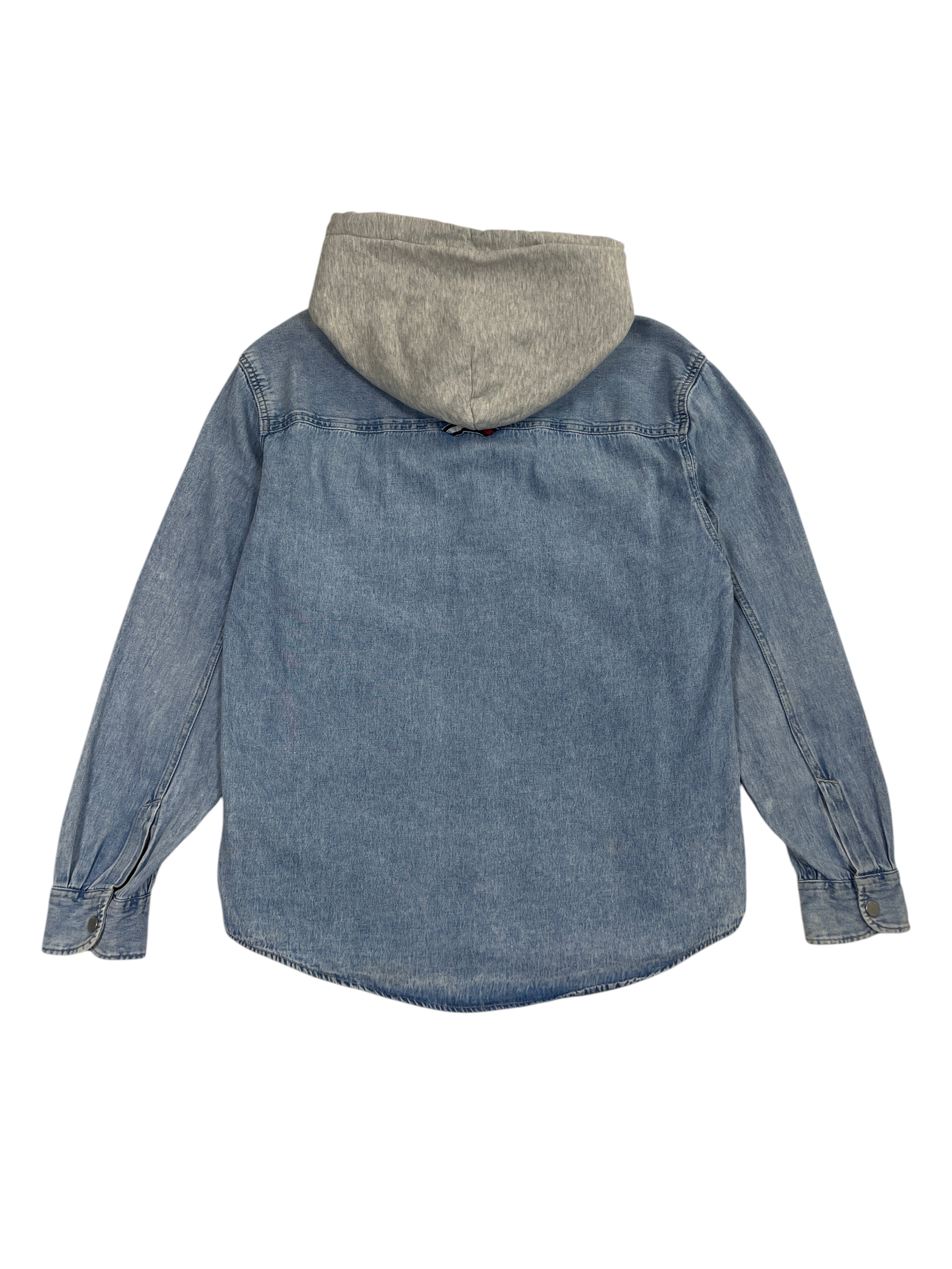 Tommy Jeans Denim Hooded Shirt