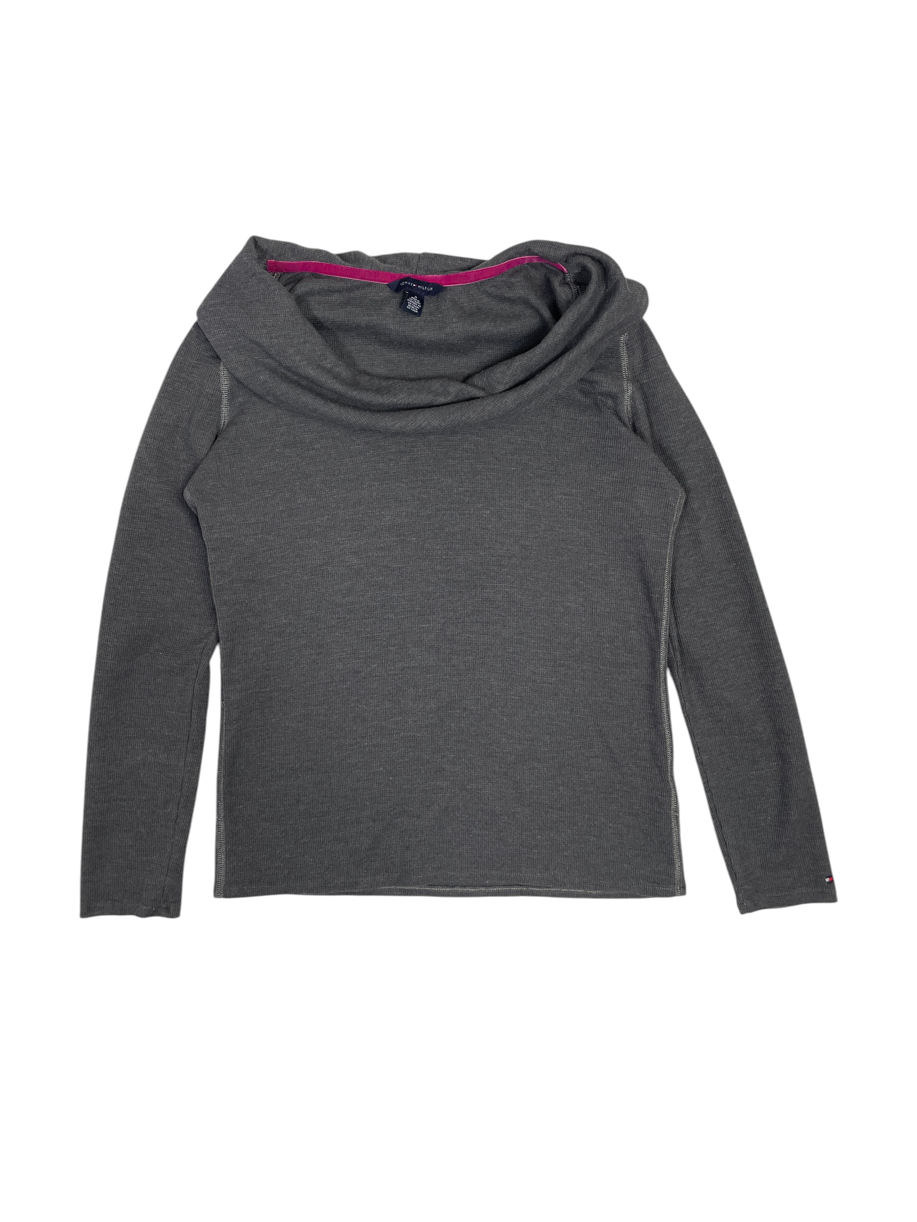 Tommy Hilfiger Cowl Neck Ribbed Sweater