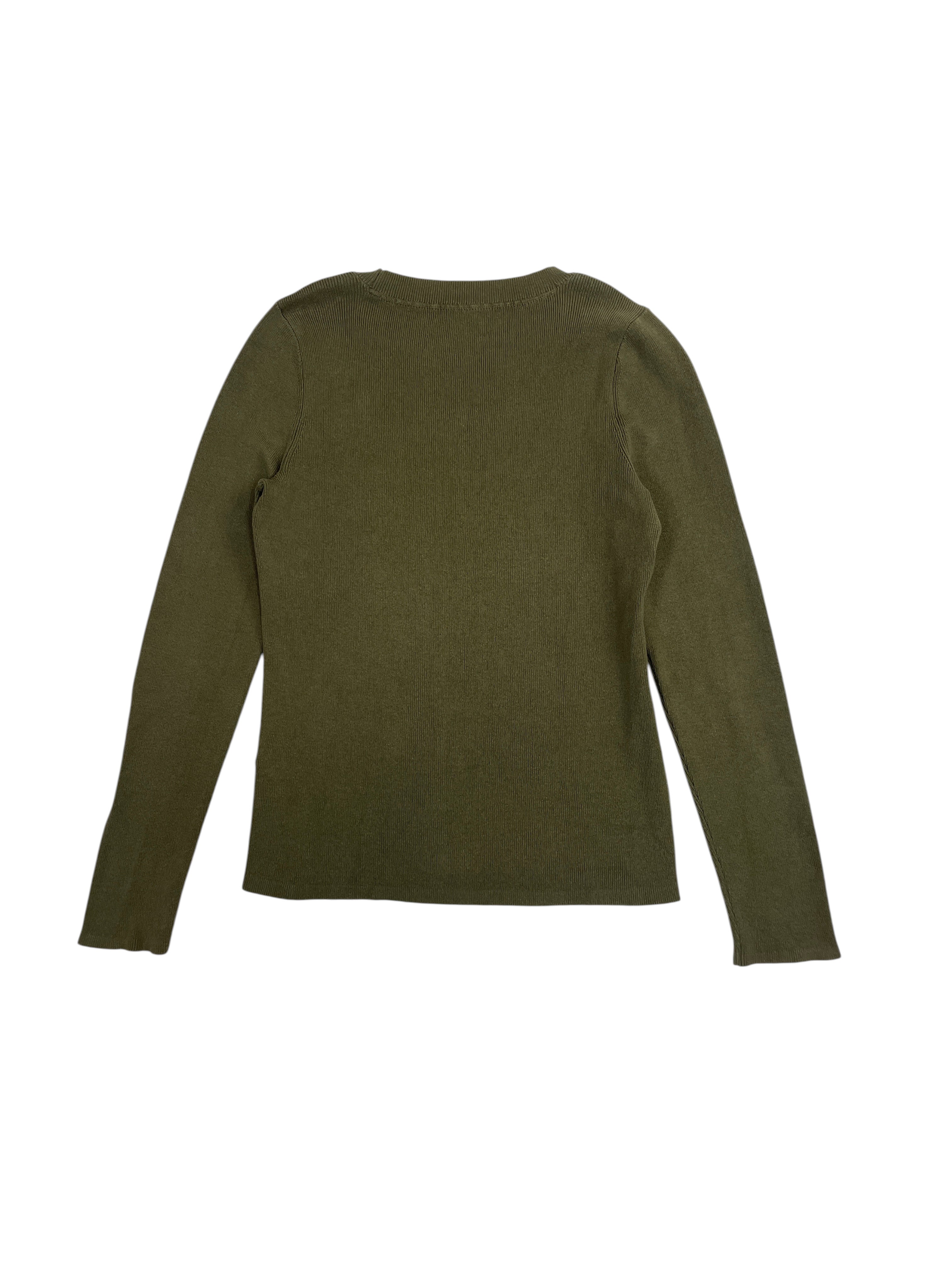 Tommy Hilfiger Epaulet Ribbed Sweater